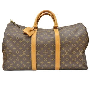 Louis Vuitton Keepall Boston Bag Brown
